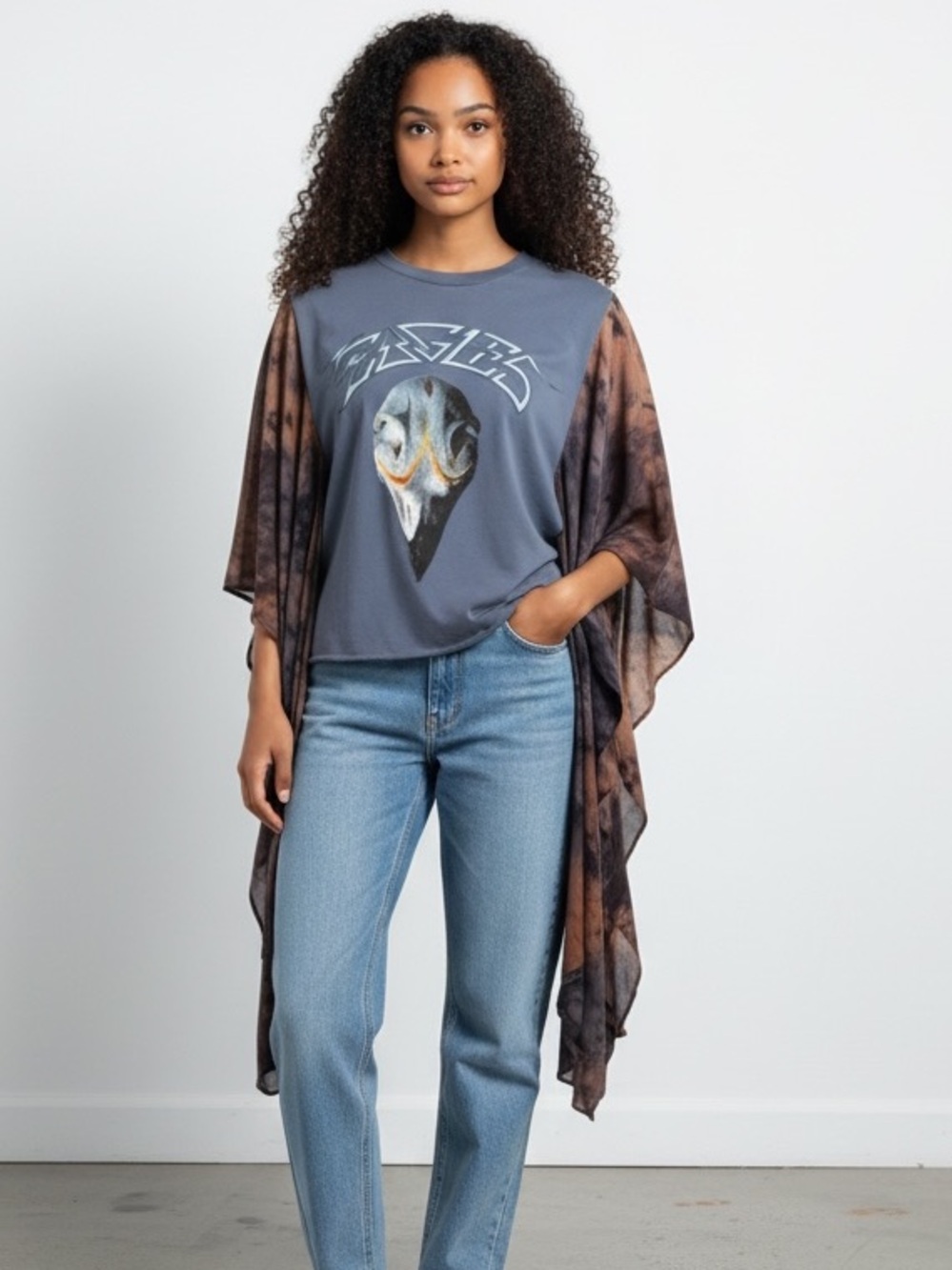 The Eagles Band custom poncho - one of a kind